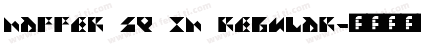 Haffer SQ XH Regular字体转换